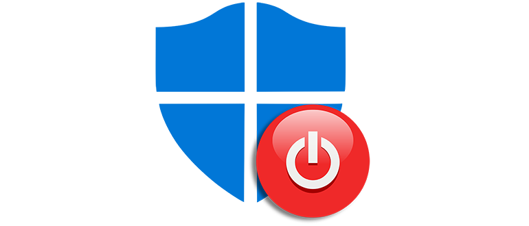Иконка отключение Защитника Windows